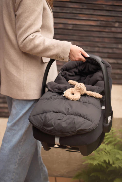 Footmuff group 0+ 3/5 points Puffed - Black