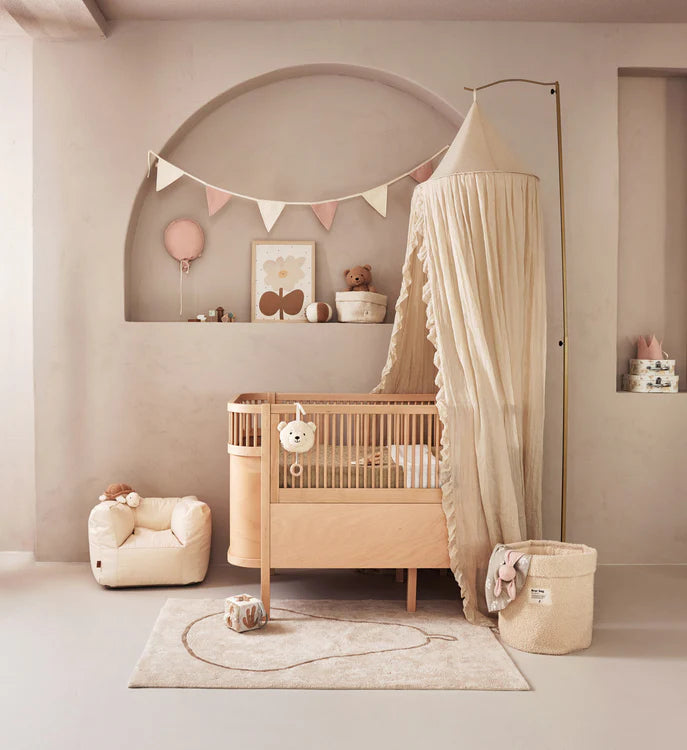 Flag garland 200x17cm Rose/Ivory