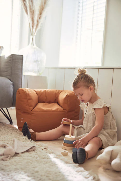 Kids Chair Beanbag - Caramel