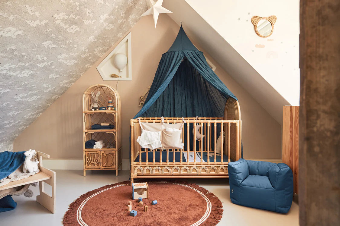 Kids Chair Beanbag - Jeans Blue