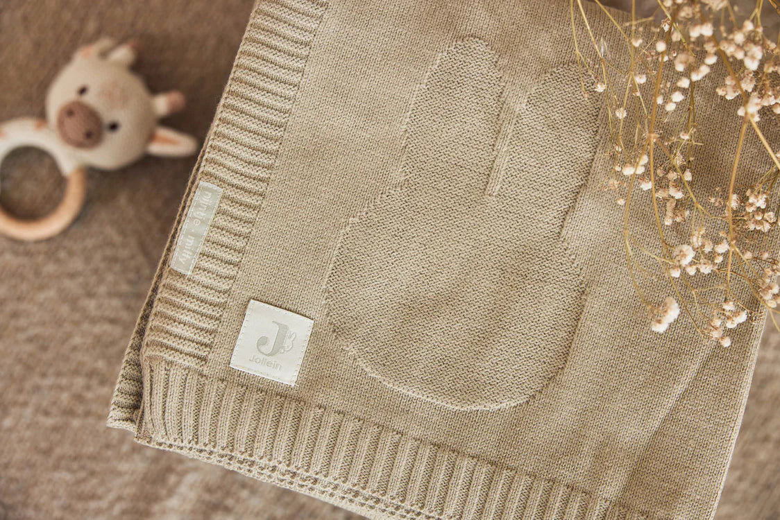 Blanket Cot 100x150cm Miffy - Olive Green