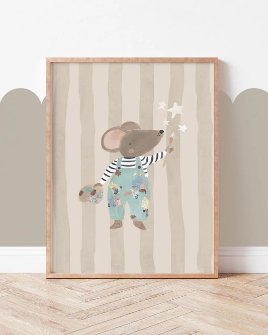 Work Of Art - Mouse Art Print