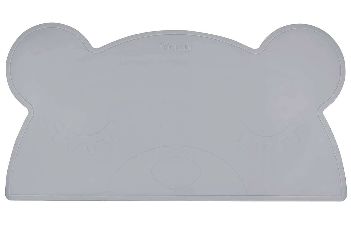 Placemat Bear Dark Grey
