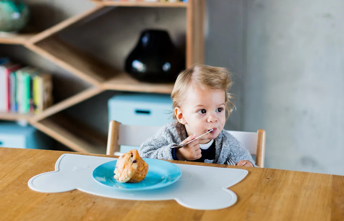 Placemat Bear Dark Grey