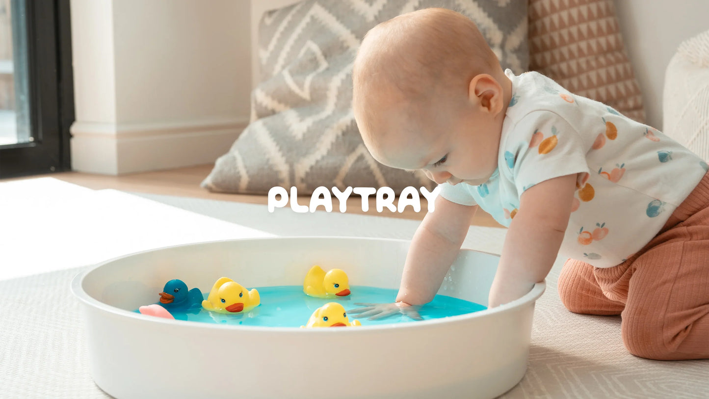 The PlayTRAY - Sensory Play Tray with Removable Compartments & Lid