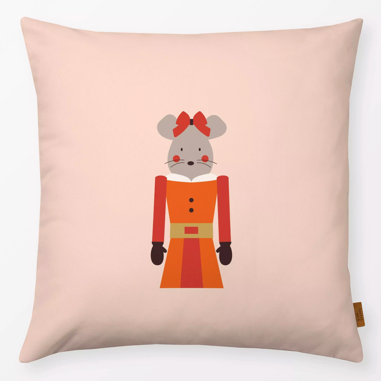 Decorative cushion, Magical Mouse Christmas Girl