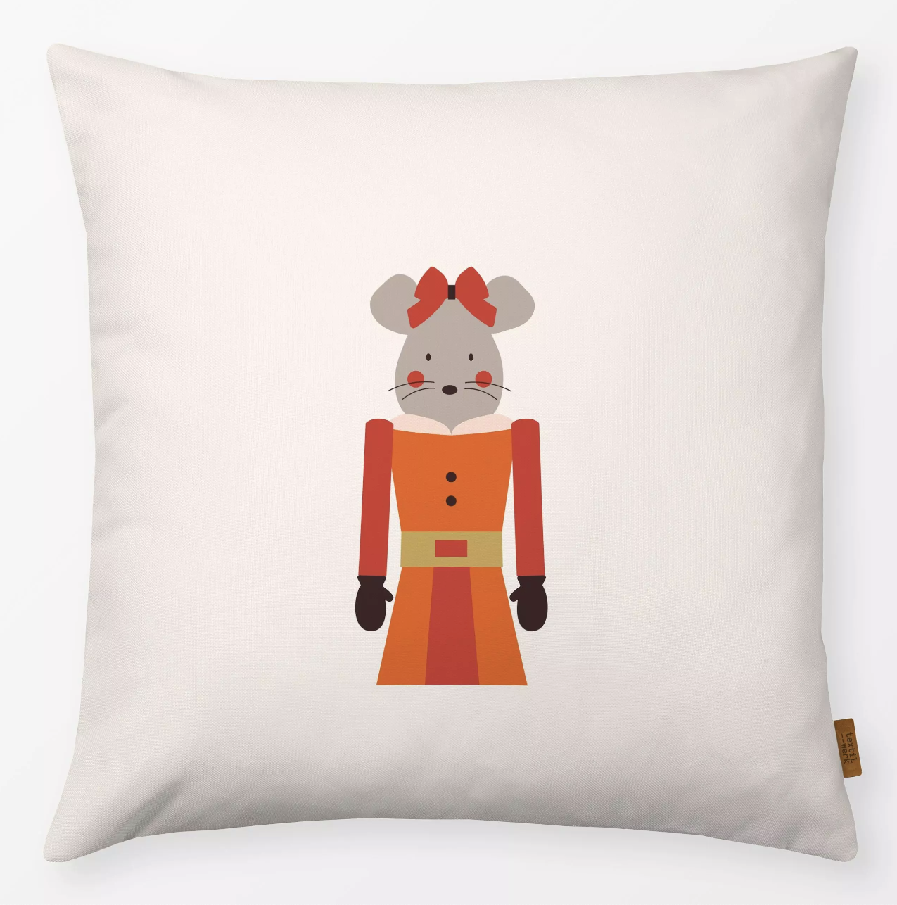Decorative cushion, Magical Mouse Christmas Girl