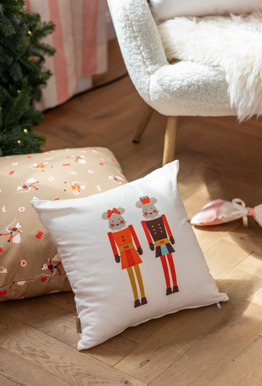 Decorative cushion, Magical Mouse Christmas Brother and Sister