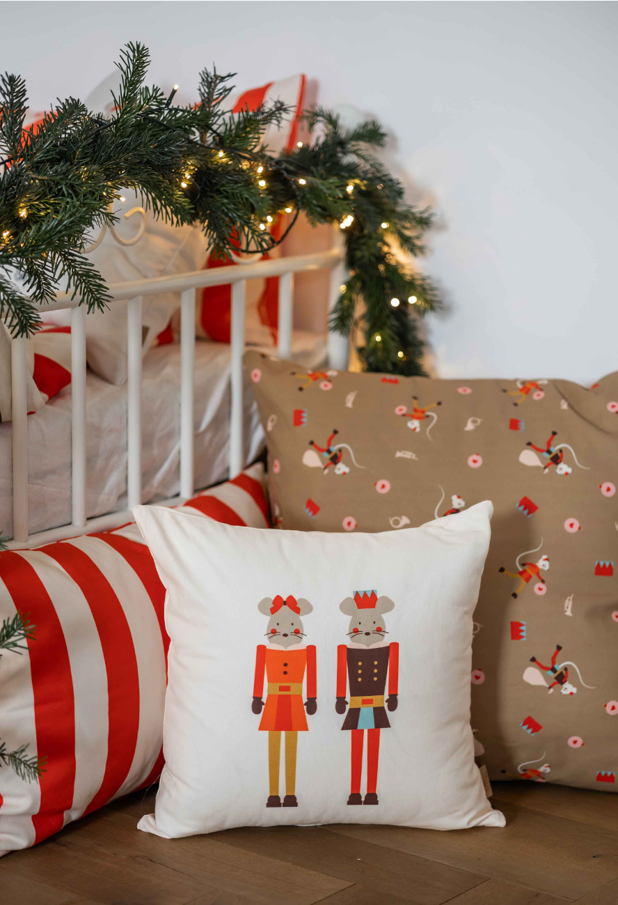 Decorative cushion, Magical Mouse Christmas Brother and Sister
