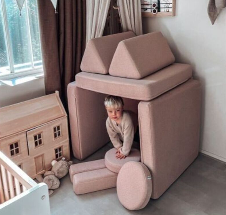 SHAPPY PLAY SOFA ORIGINAL MINI or MAXY - soft pink