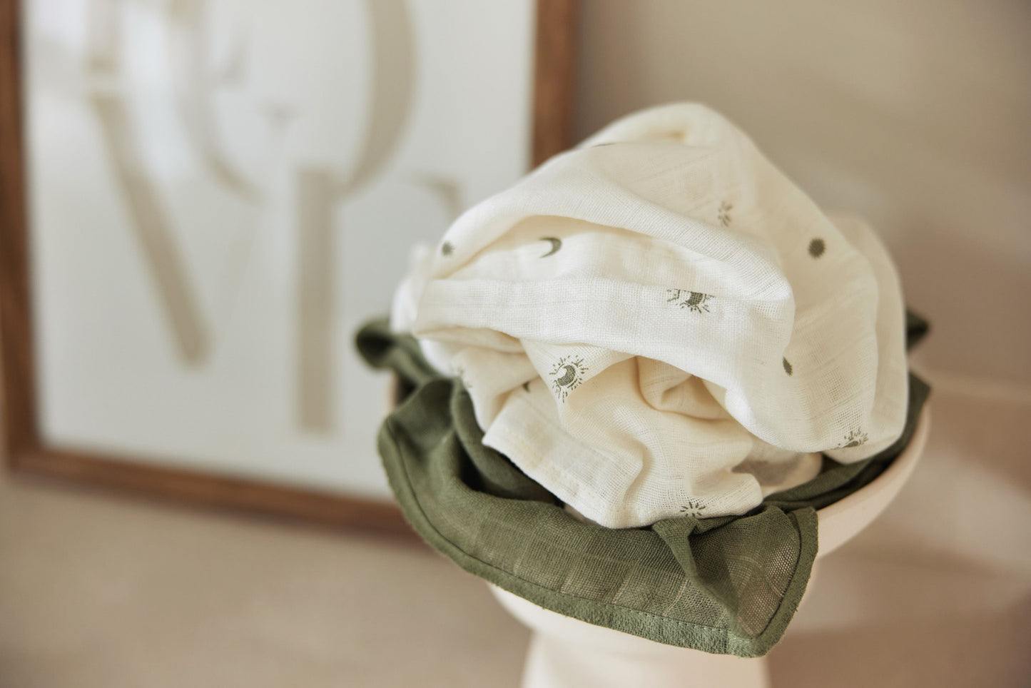 Swaddle Muslin 115x115cm Stargaze Leaf Green (2pack)