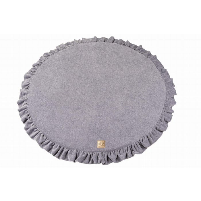 Frilled play mat - Light gray