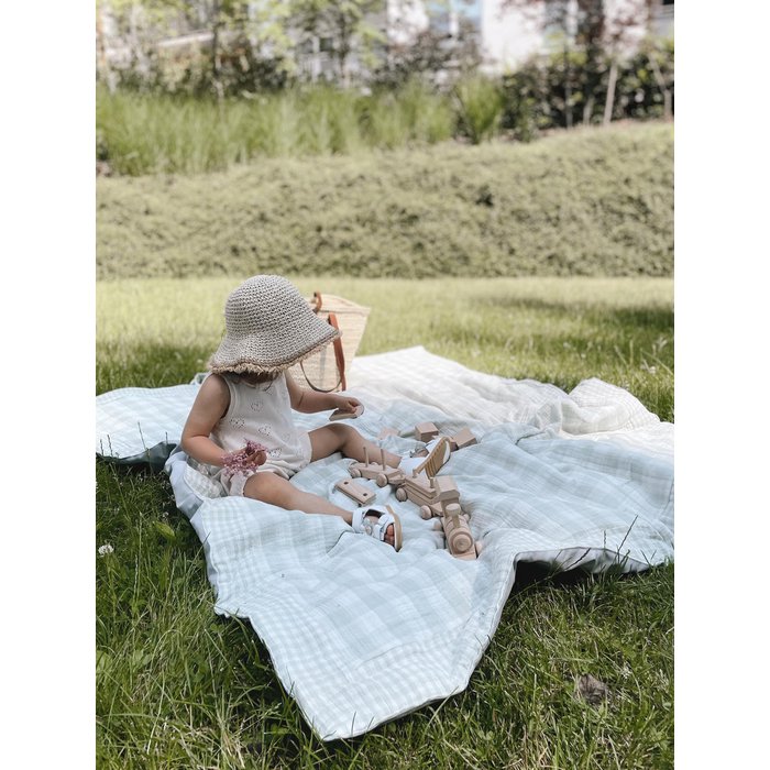 Mint - XXL picnic blanket - picnic mat 180×150 cm
