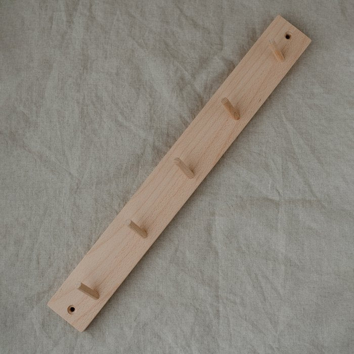 Hook rail with card holder 42cm
