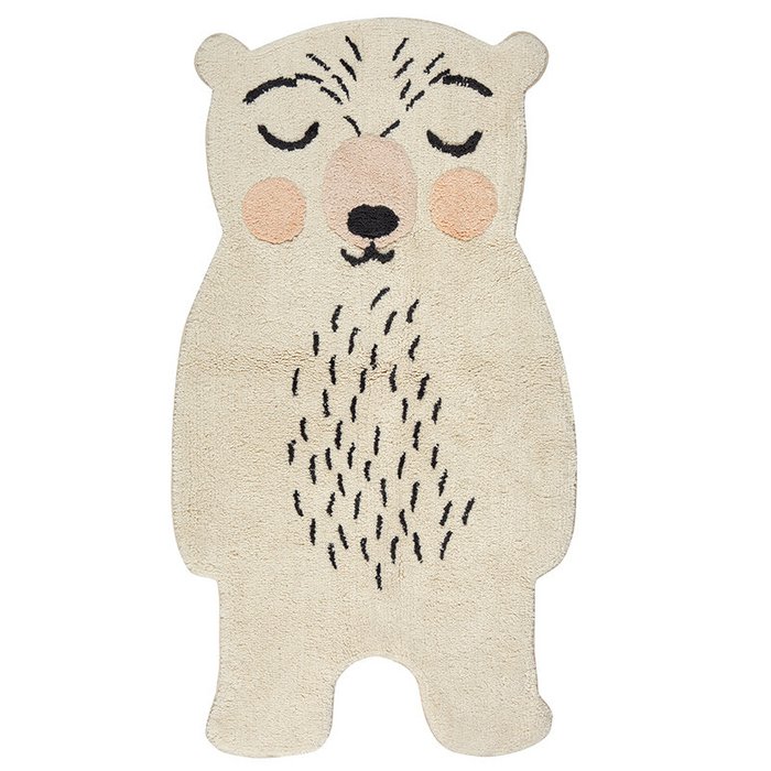 ODINO cream, polar bear rug