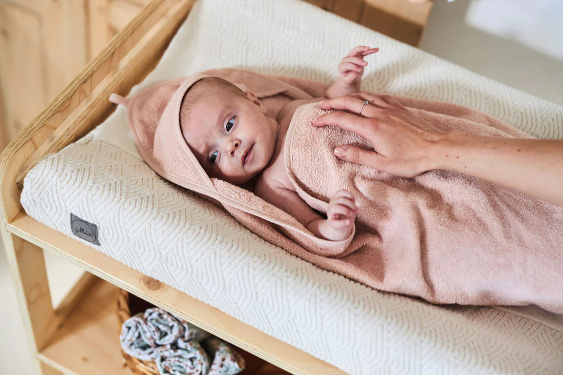 Bath Cape Terry - Pale Pink