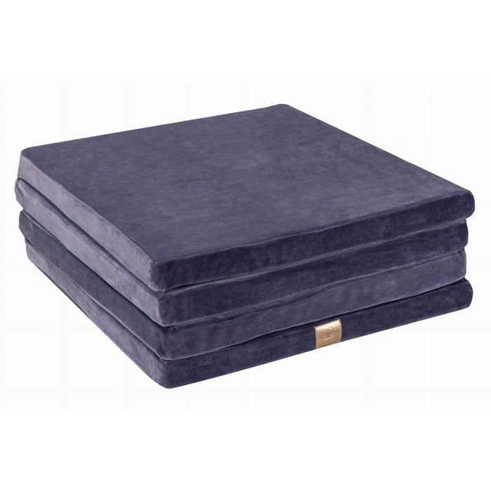 Square play mat - Gray blue