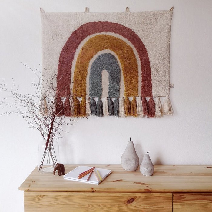RAINBOW carpet wall art