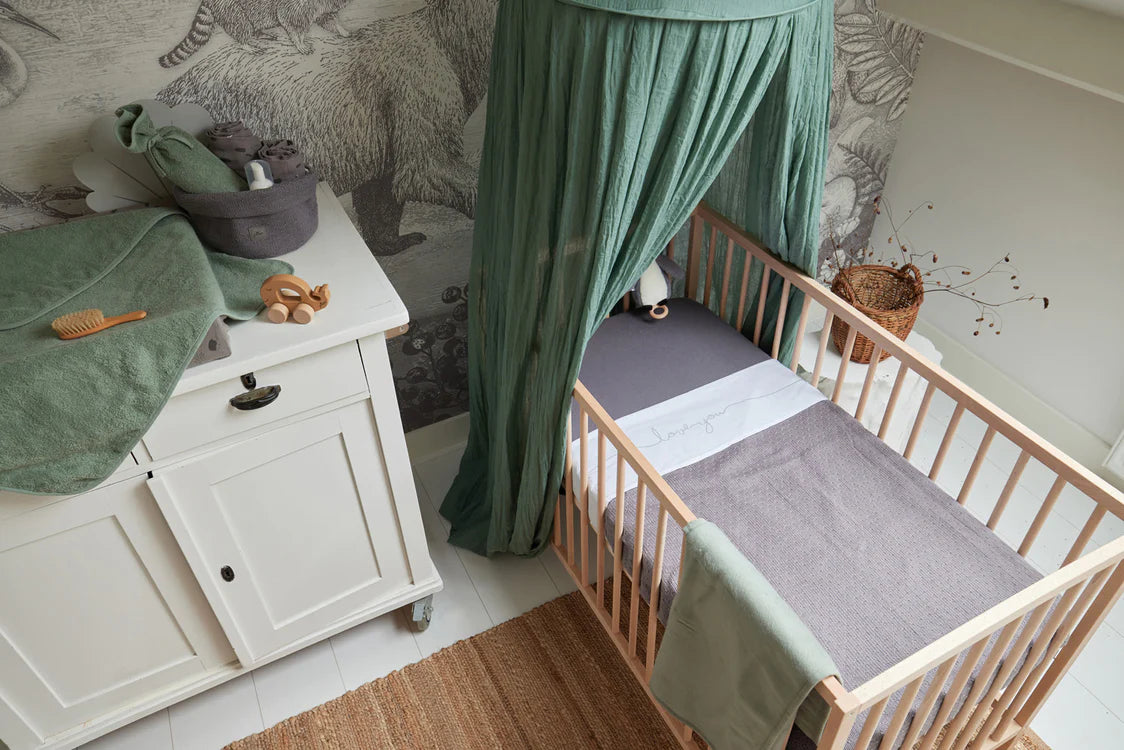 Bathcape Terry - Ash Green