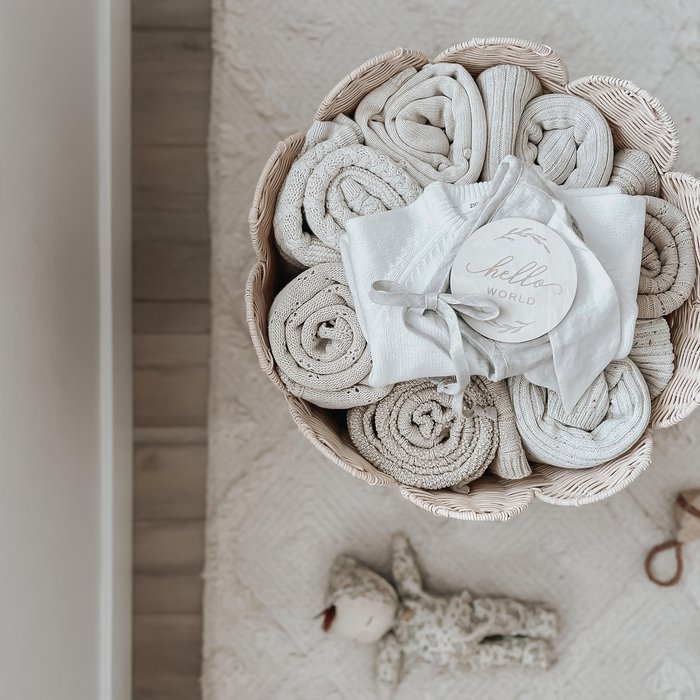 Rattan Tulip Basket