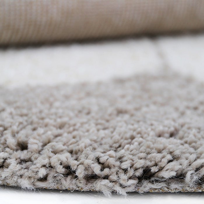 Bohemian Daisy Beige, round children's rug