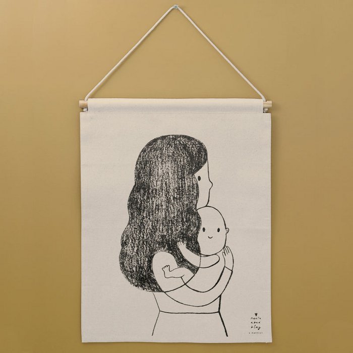 ABRACE child wall decoration by Marta Abad Blay