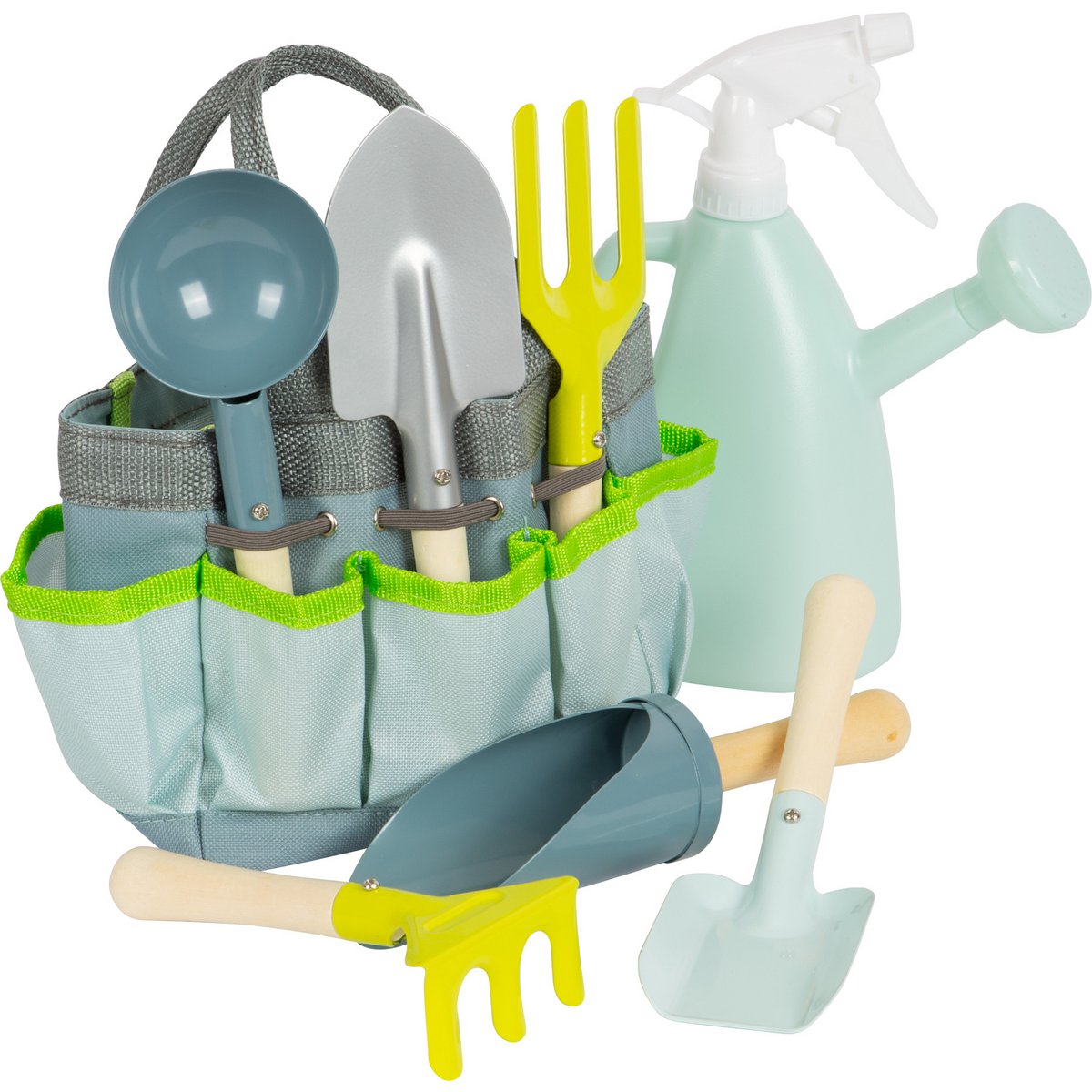 Garden bag with garden tools | Garden Toys | Wood