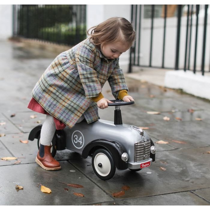 Metallic Gray Child Ride-On - Speedsters Collection