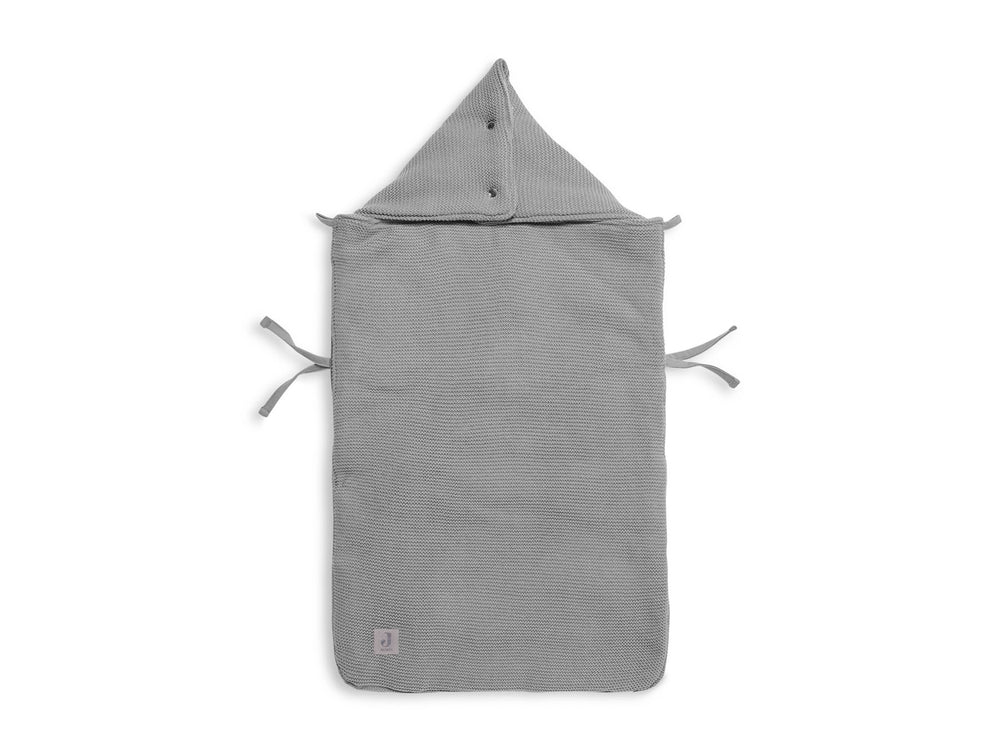 Footmuff for Car Seat Stroller Basic Knit - Stone Grey