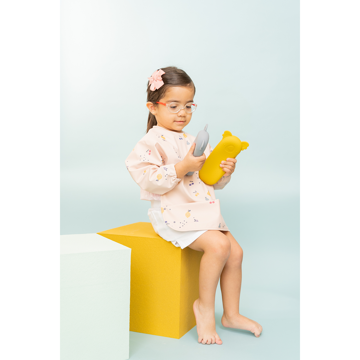 Zoe the Koala Cutlery Set and Case in Dusty Pink