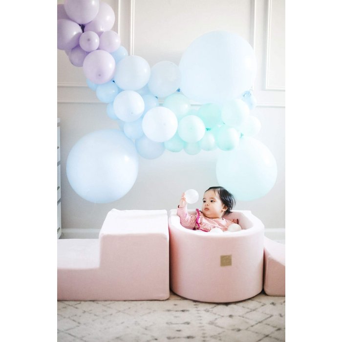 Foam Playset with ball pit including 100 Balls: Light Pink