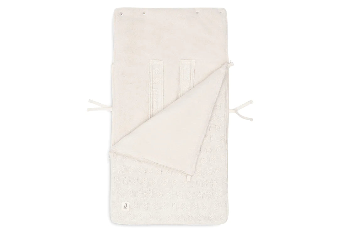 Footmuff for Car Seat Stroller Grain Knit - Oatmeal