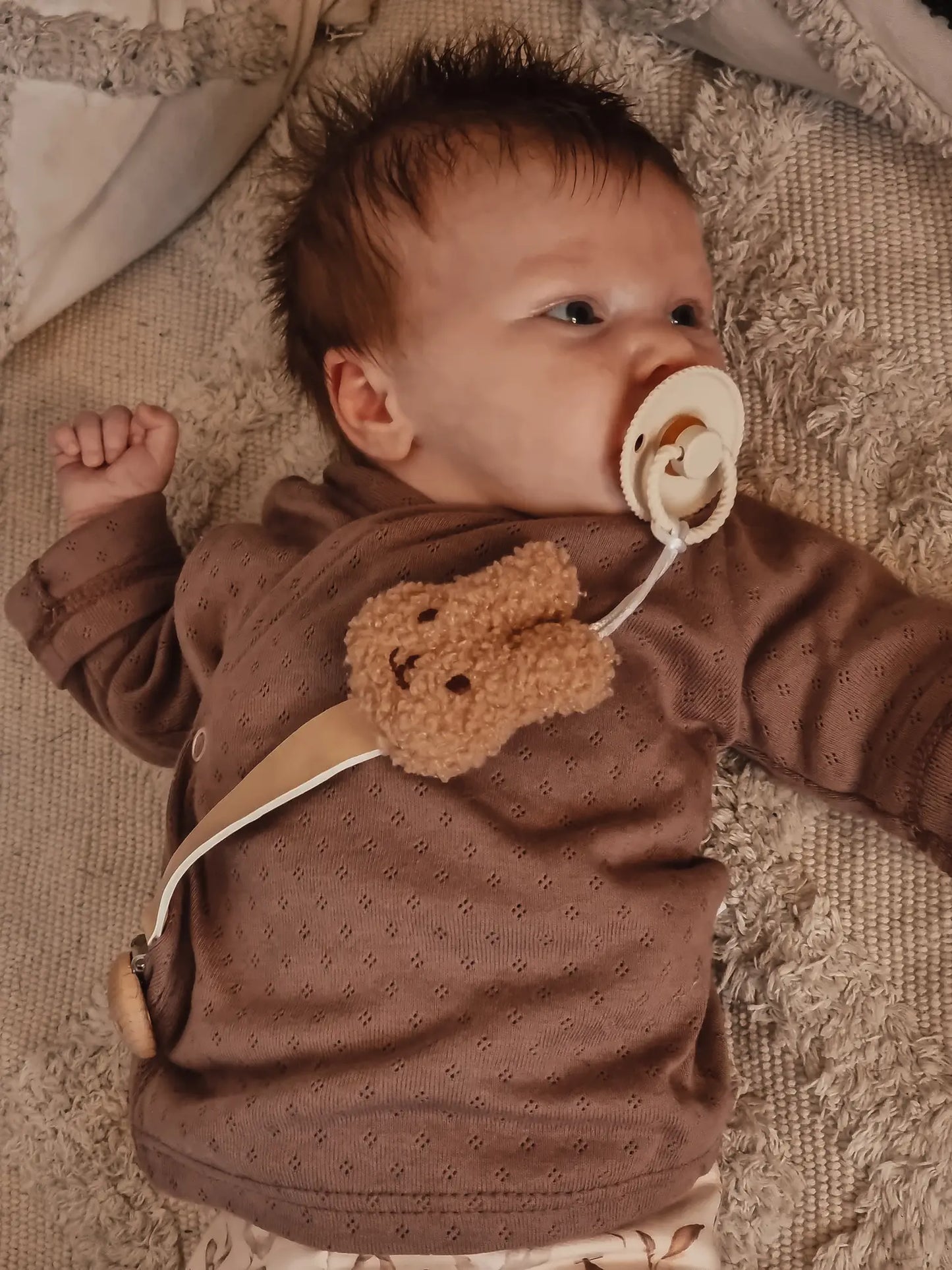 Teddy Pacifier Clip