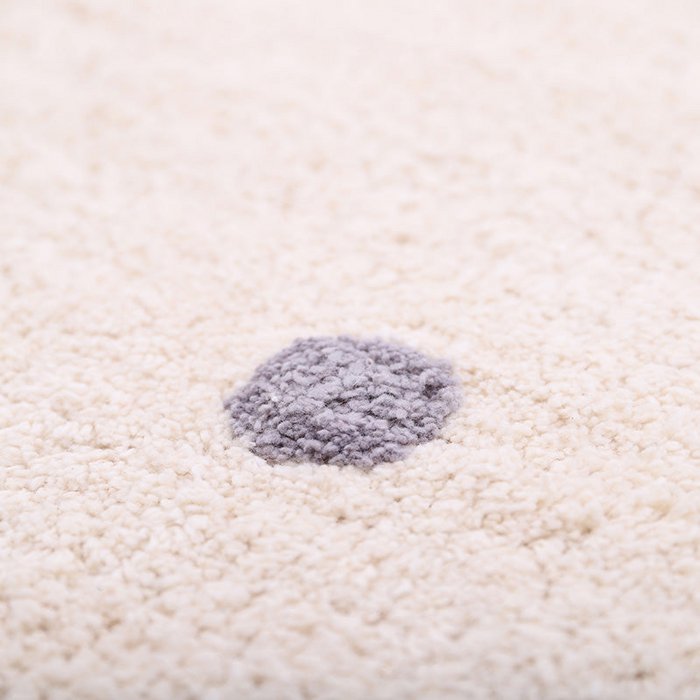 NÜMI Polka Dot children's rug, available in 3 colors