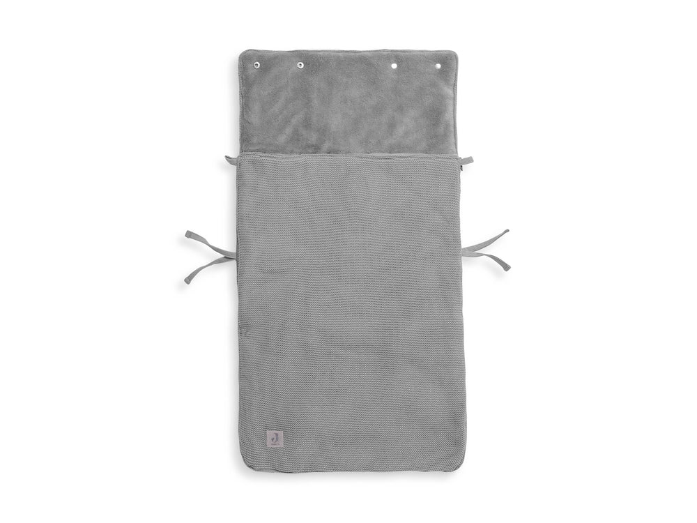 Footmuff for Car Seat Stroller Basic Knit - Stone Grey