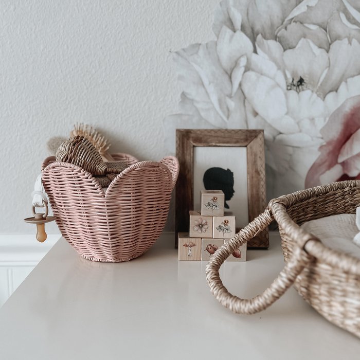 Rattan Lily Basket Set