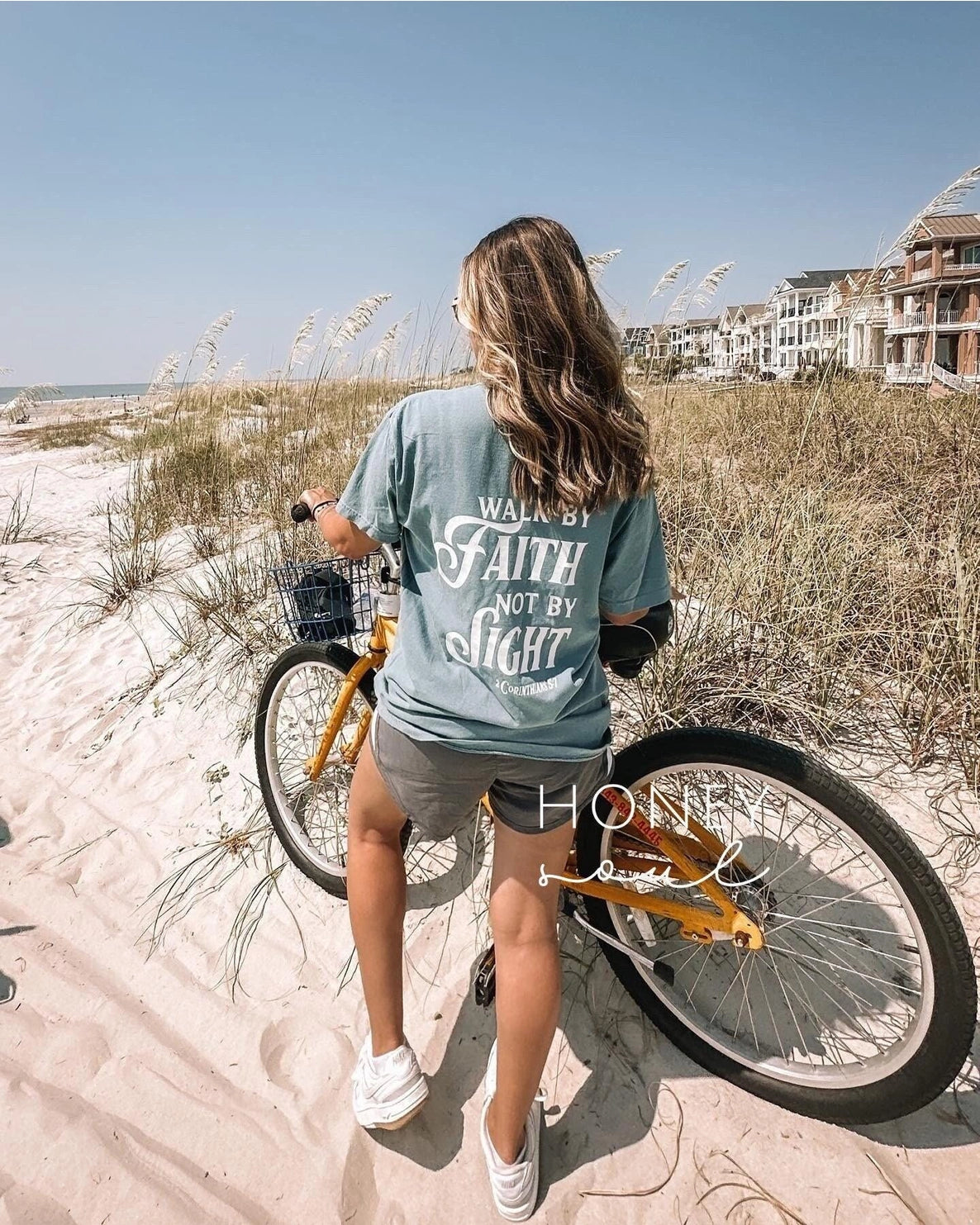 Walk By Faith Not By Sight Tee - Espresso