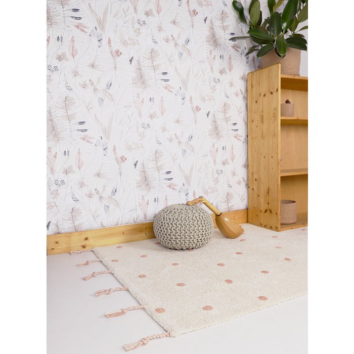NÜMI Polka Dot children's rug, available in 3 colors