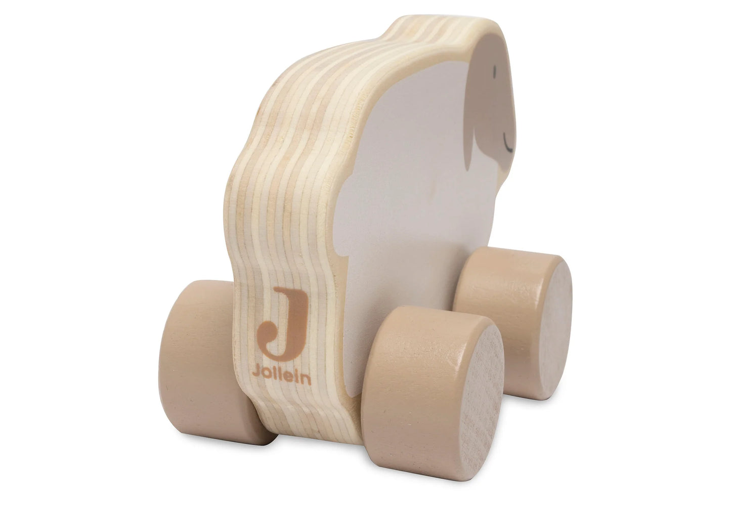 Wooden Toy Car Farm Lamb