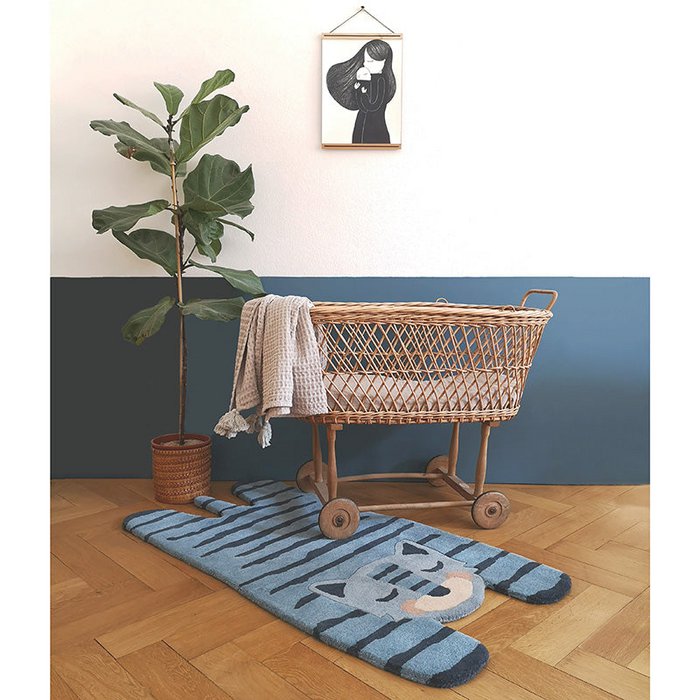 BLUE TIGGER children's rug