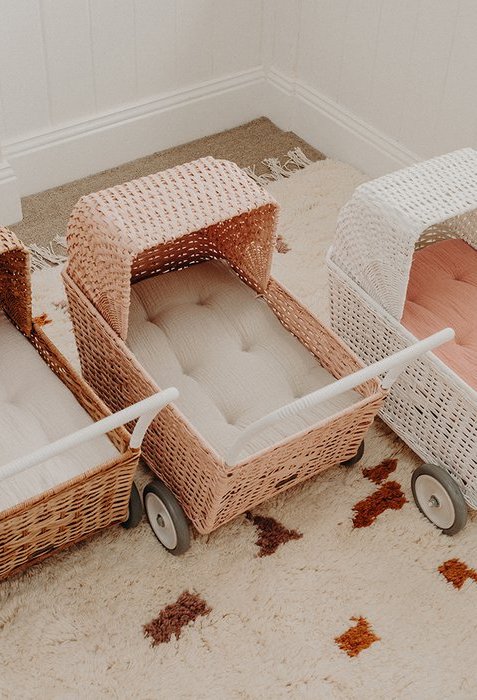 Rattan Strolley, 3 colors