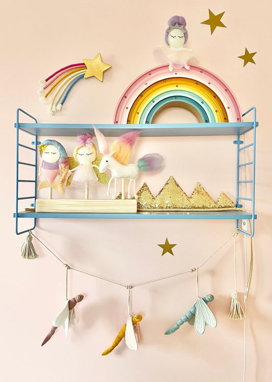 Puppet rainbow 3 set Fairy Gold Unicorn Mermaid for MIMIKI puppet theatre