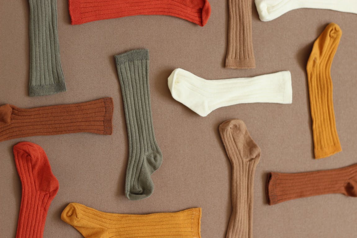 Baby Ribbed Cotton Knee-High Socks