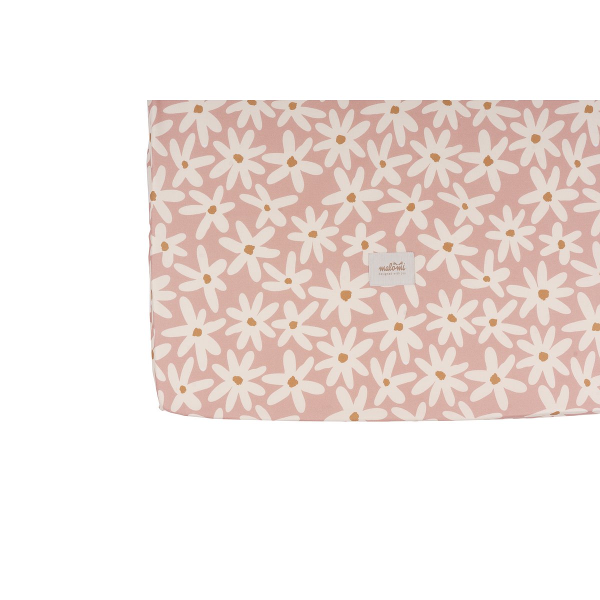 Fitted bedsheet - Blush daisies (70x140cm)