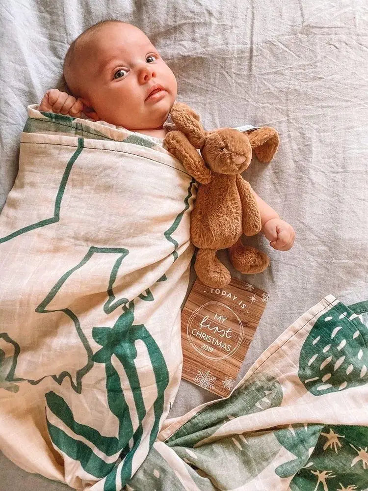 Cactus Muslin Swaddle