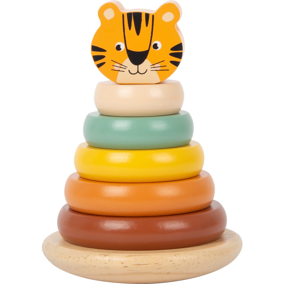Wooden Stacking Tower Tiger
