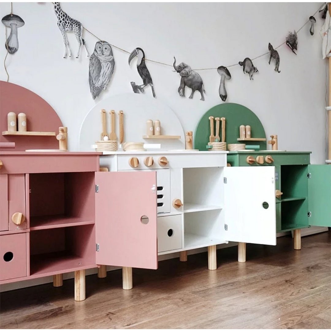 Wooden Kitchenette - White