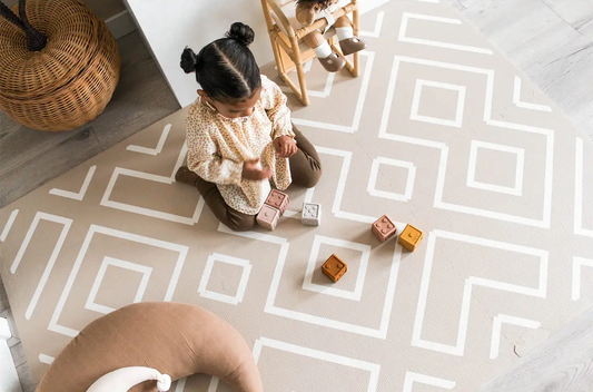 Modern Blocks - Desert Sand - Play Mat