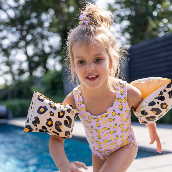 Leopard Print Swim Armbands 2-6 Years