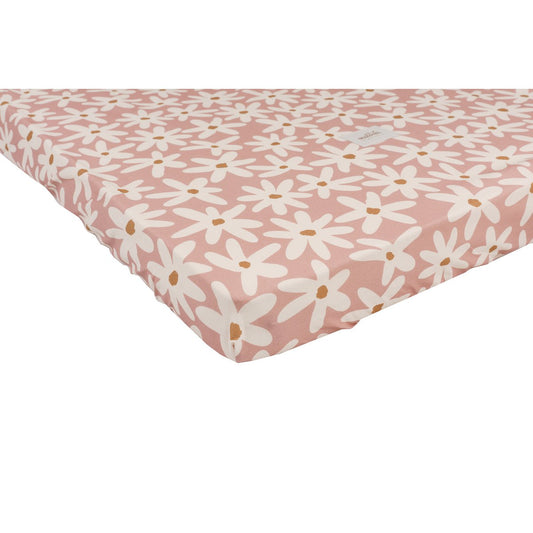 Fitted bedsheet - Blush daisies (70x140cm)